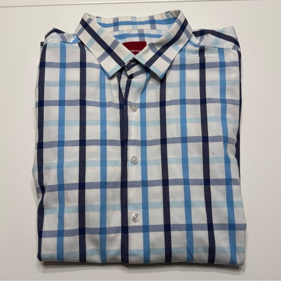 Other - Alfani Men's Blue XL Checkered Shirt